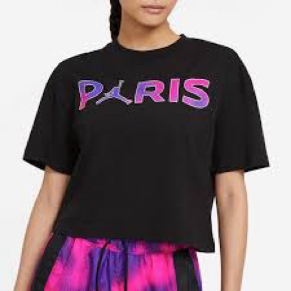 Paris Saint Germain T-Shirt Core Jordan x PSG - Picture 2 of 2